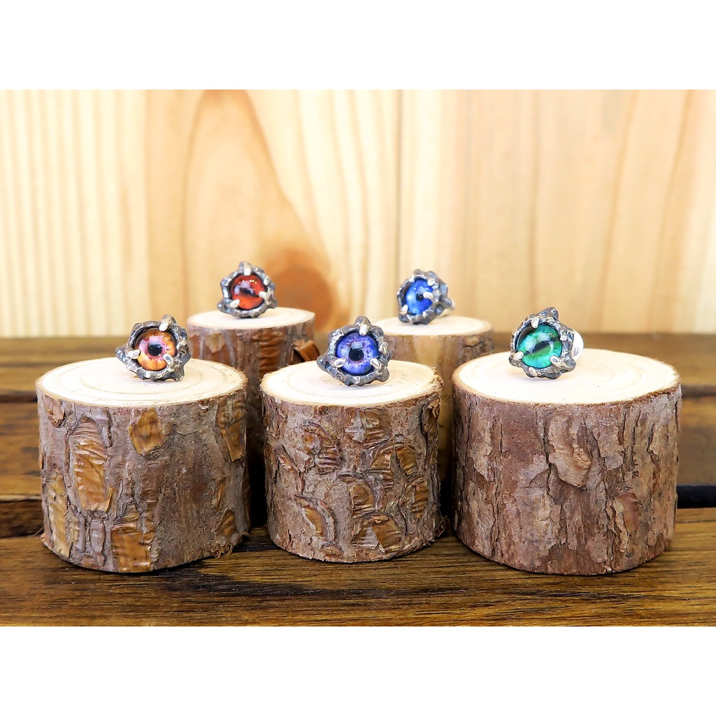【Silver Monsters】日本Strange Freak Designs 低調不羈 純銀義眼耳針 (小)