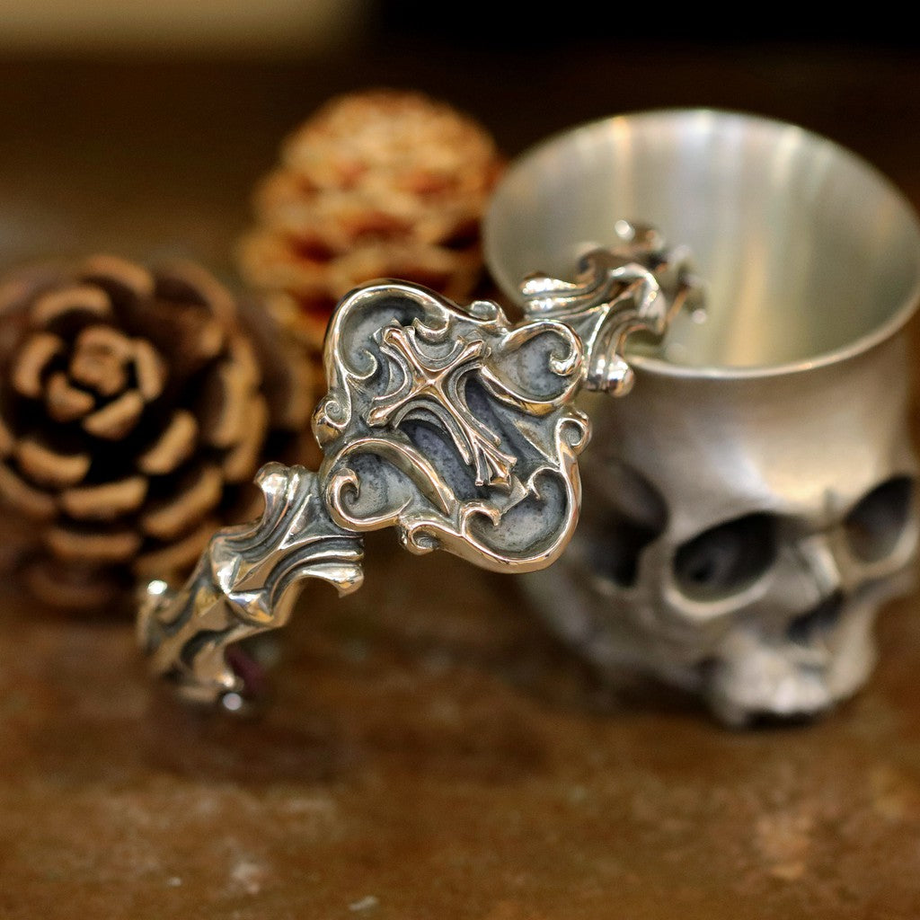 【Silver Monsters】日本SS級天王 Loud Style Design 『猩紅守衛』原創歌德純銀手環