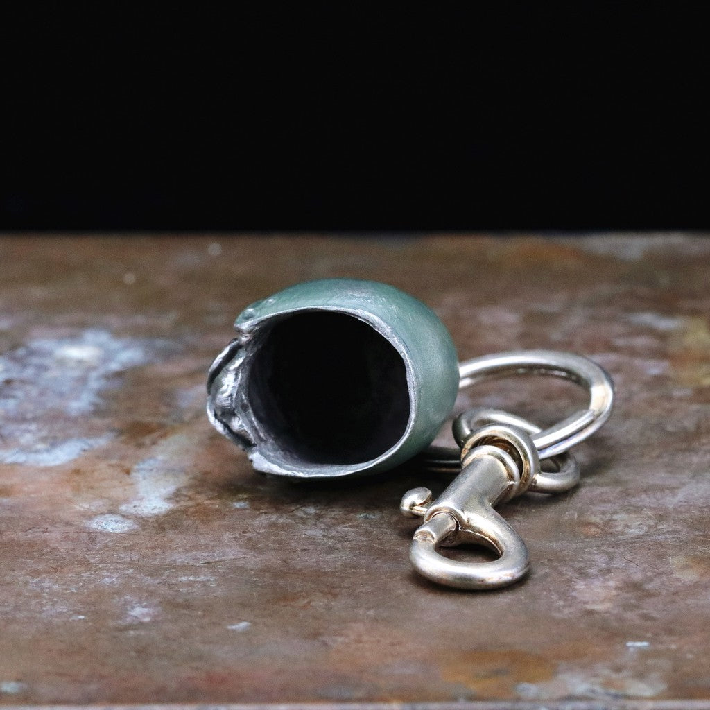 【Silver Monsters】台灣職人手作 KOPO METAL 動物安全帽鑰匙圈 法鬥 系列