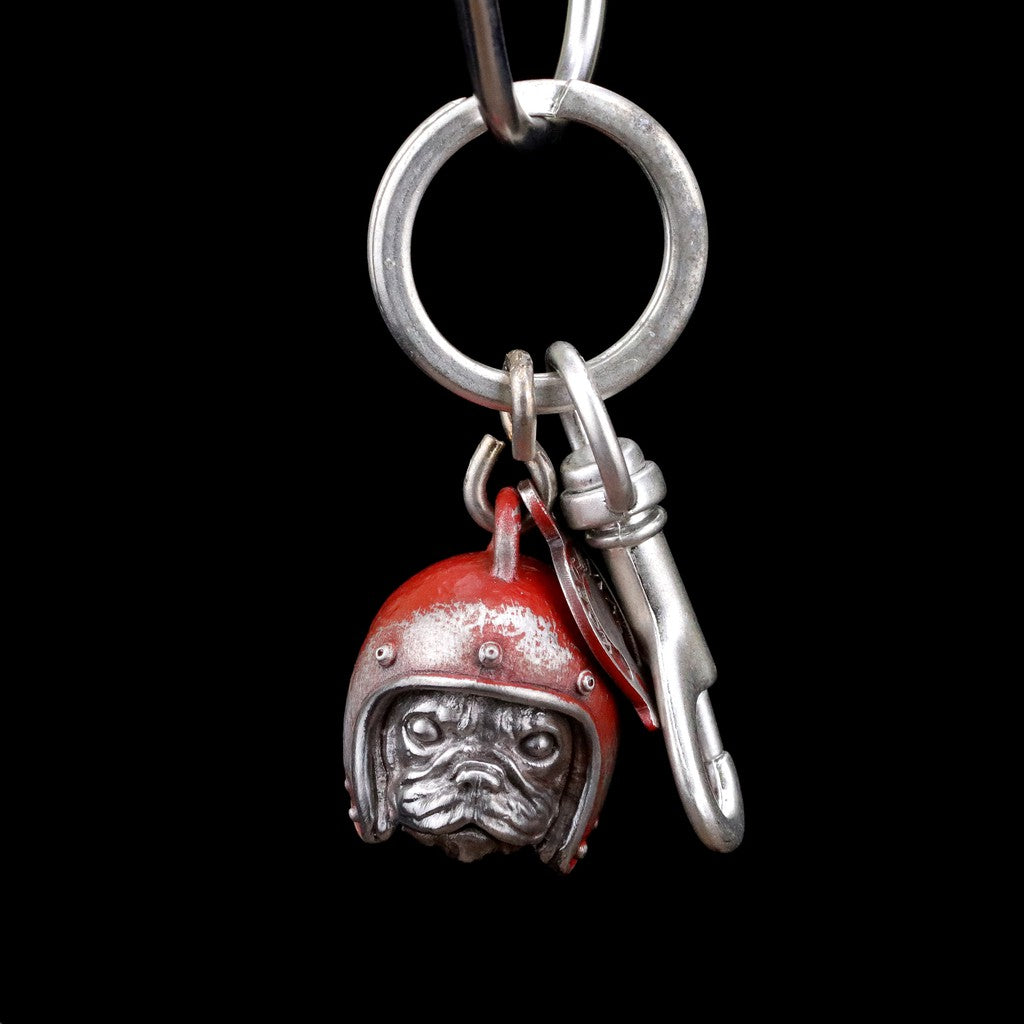 【Silver Monsters】台灣職人手作 KOPO METAL 動物安全帽鑰匙圈 法鬥 系列