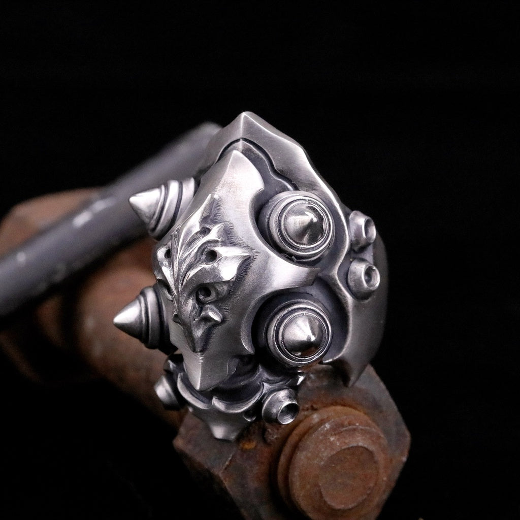 【獨家限定】日本前衛宗師Glam Scale 機甲王 焰輝盾甲 戒指