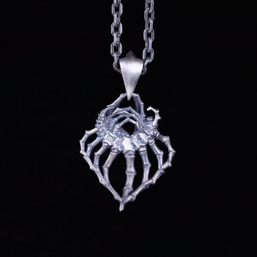 【Silver Monsters】幻獸異骸 日本殿堂級 Strange Freak Designs 蜈蚣形節支異型吊墜