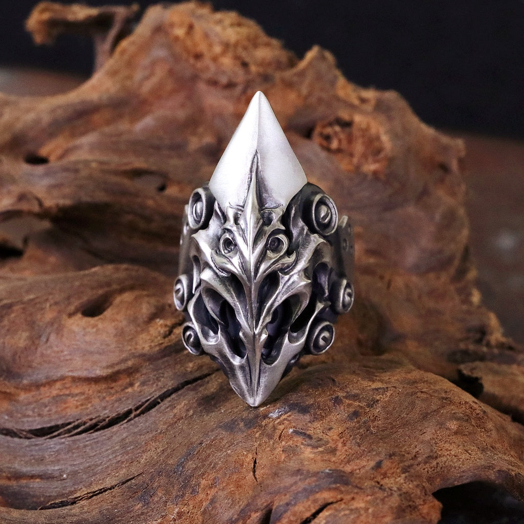 【Silver Monsters】店舖限定 日本前衛宗師 Glam Scale 機甲王 焰輝機甲 戒指