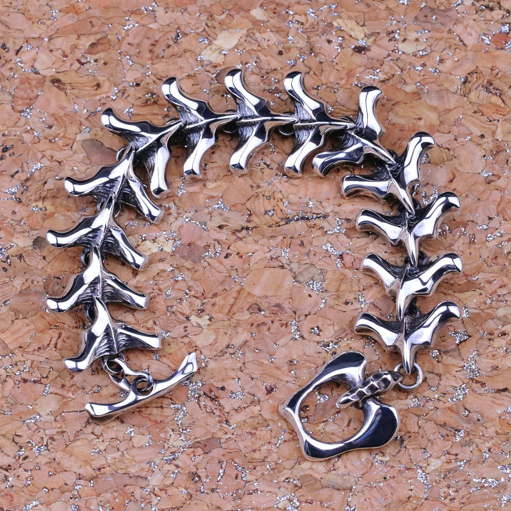 【Silver Monsters】幻獸異骸 日本殿堂級Strange Freak Designs 胸椎純銀手鍊
