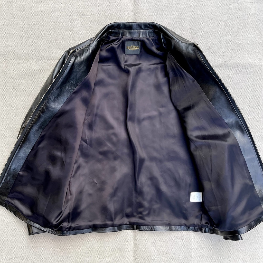 【Silver Monsters】日本Fine Creek Leathers 茶芯馬皮 Alonzo直拉翻領馬皮夾克