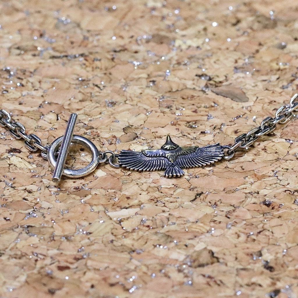 【Silver Monsters】SMS獨家特製 T扣六角稜鏈 豪華小鷹升級款 925銀 純銀項鍊 角鍊