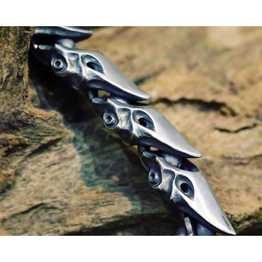 【Silver Monsters】日本Glam Scale 機甲王 機甲蟹夾手鍊