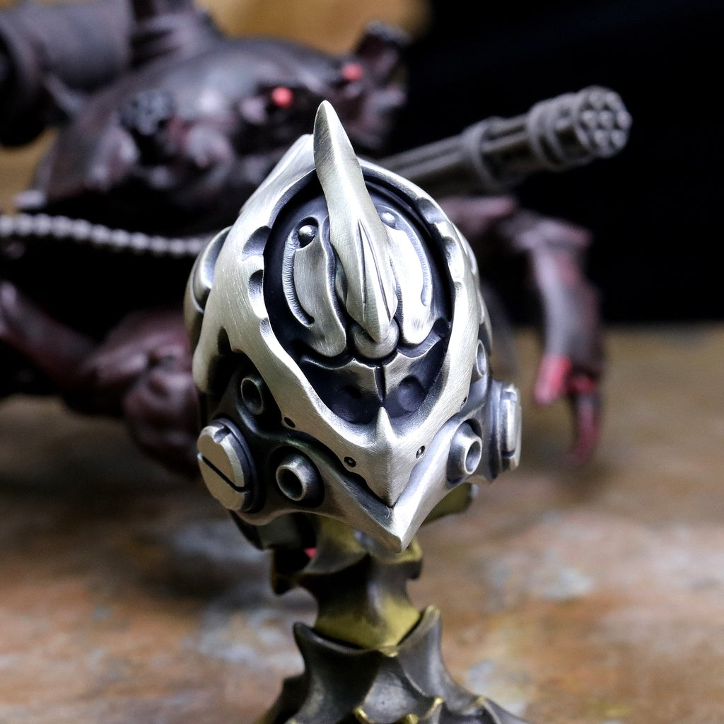 【Silver Monsters】前衛宗師 日本Glam Scale 機甲王 極重磅 巨人殖裝 機甲純銀戒指