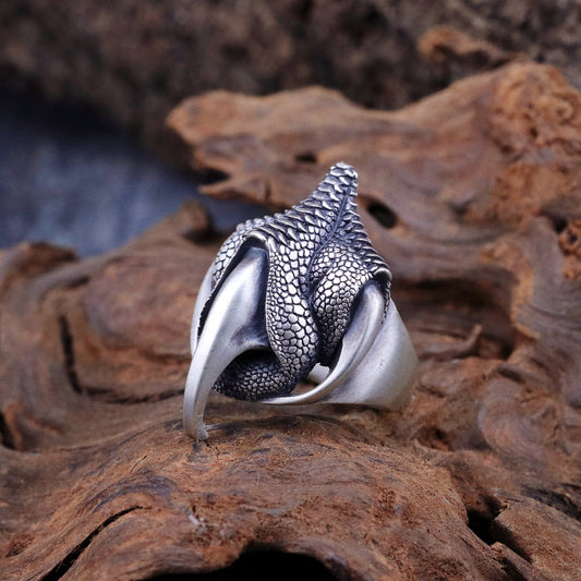 【Silver Monsters】日本雕畫雙絕 Dual Flow 2019春夏新作「vajra」手作原創純銀戒指