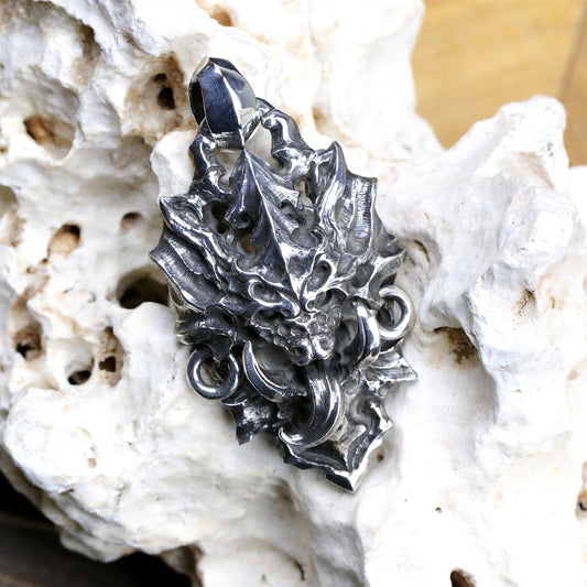 【Silver Monsters】日本前衛宗師 Glam Scale 機甲王 手作風蝕 古龍幻獸 純銀吊墜