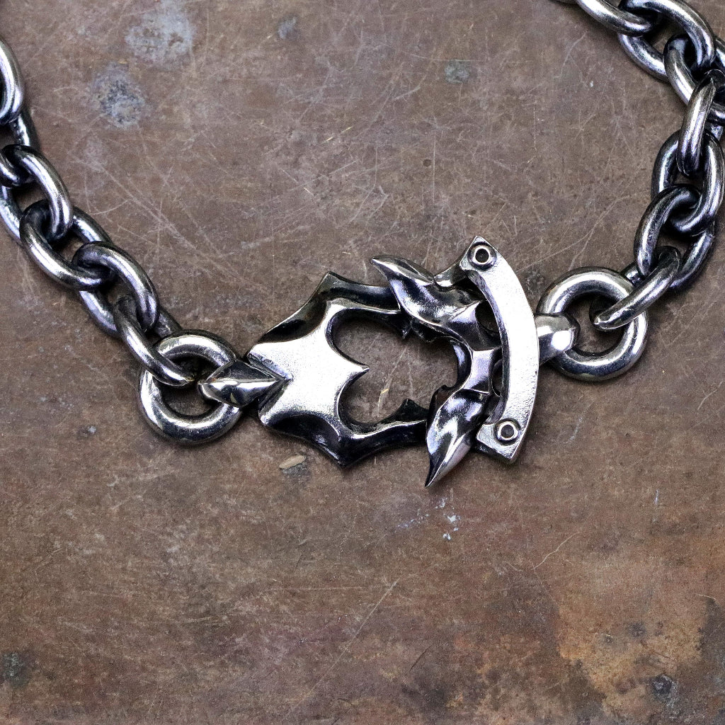 【Silver Monsters】日本前衛宗師 Glam Scale 機甲王 原創設計 重磅機甲劍 項鍊套裝