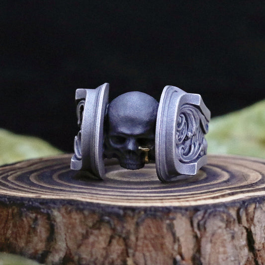 【Silver Monsters】【獨家】日本暗系古典狂潮 Superbia "Pest" 戒指 特製18K金淚版