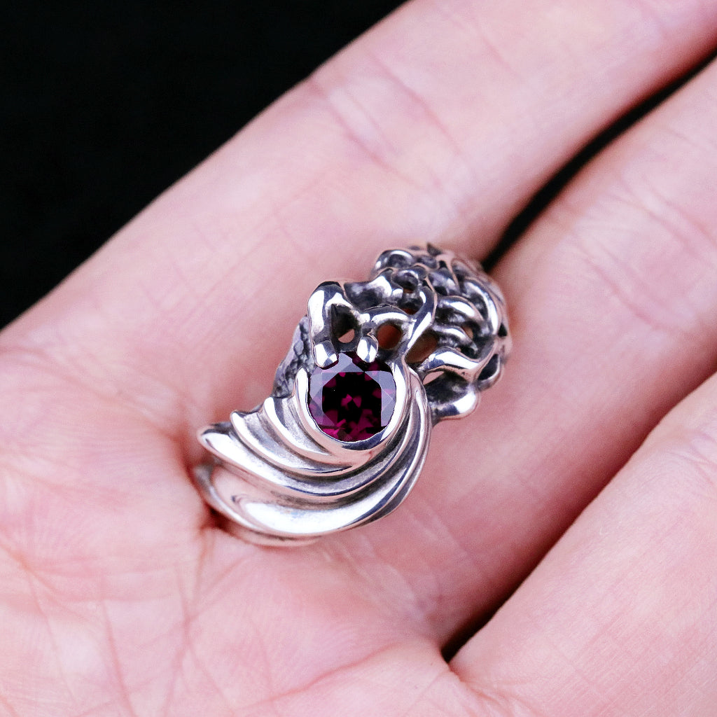 【Silver Monsters】幻獸異骸 日本殿堂級 Strange Freak Designs 破碎之美寶石戒指
