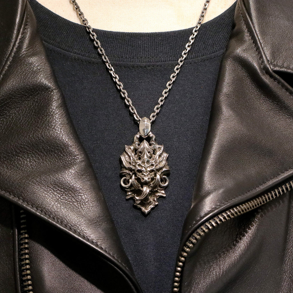 【Silver Monsters】日本前衛宗師 Glam Scale 機甲王 手作風蝕 古龍幻獸 純銀吊墜