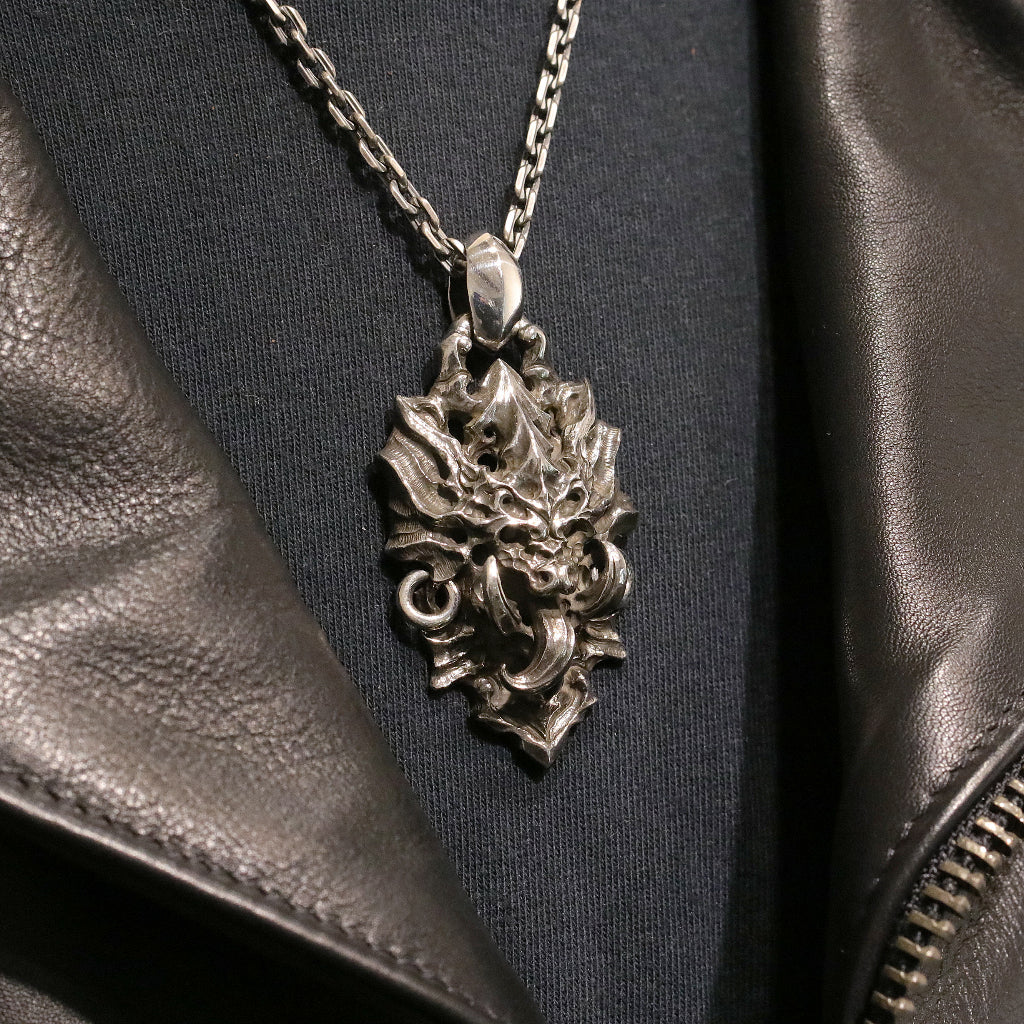 【Silver Monsters】日本前衛宗師 Glam Scale 機甲王 手作風蝕 古龍幻獸 純銀吊墜