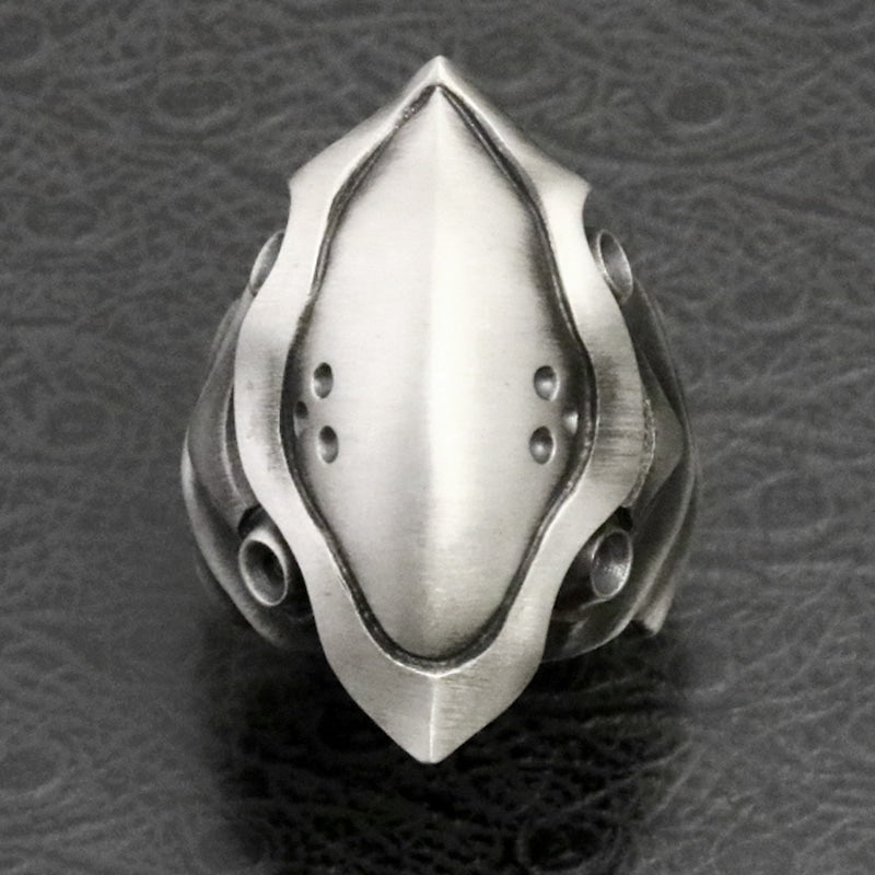 【Silver Monsters】前衛宗師 日本Glam Scale 機甲王"LR-006" 原創純銀 使徒機甲戒指