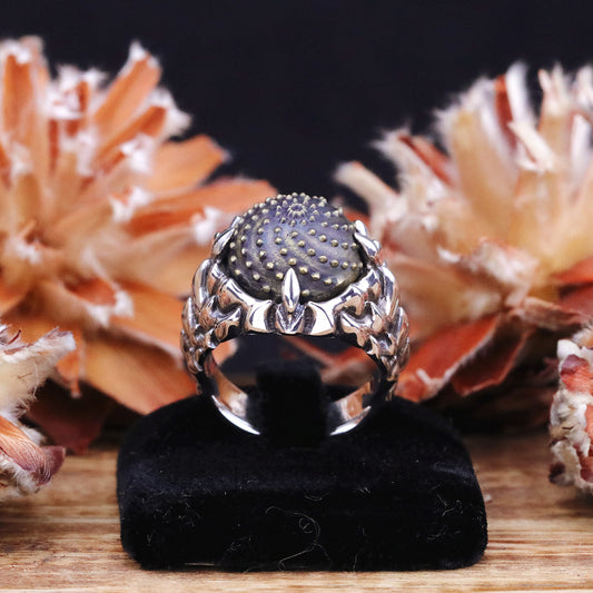 【Silver Monsters】幻獸異骸 日本殿堂級 Strange Freak Designs 脊甲海膽戒指