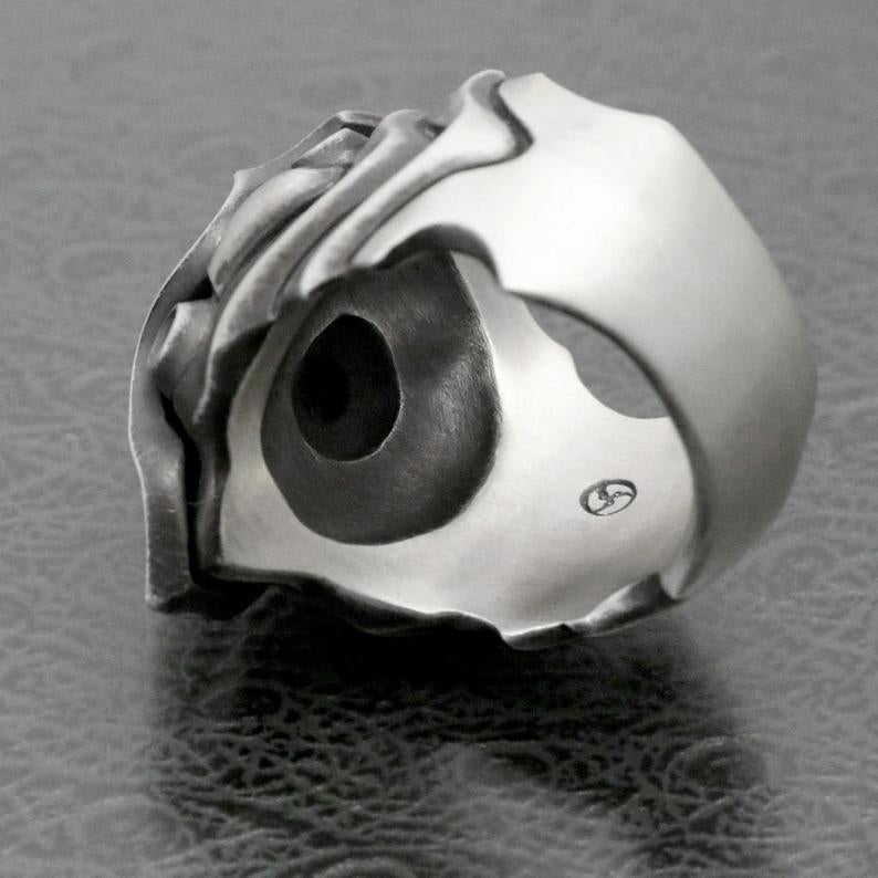 【Silver Monsters】前衛宗師 日本Glam Scale 機甲王"LR-006" 原創純銀 使徒機甲戒指