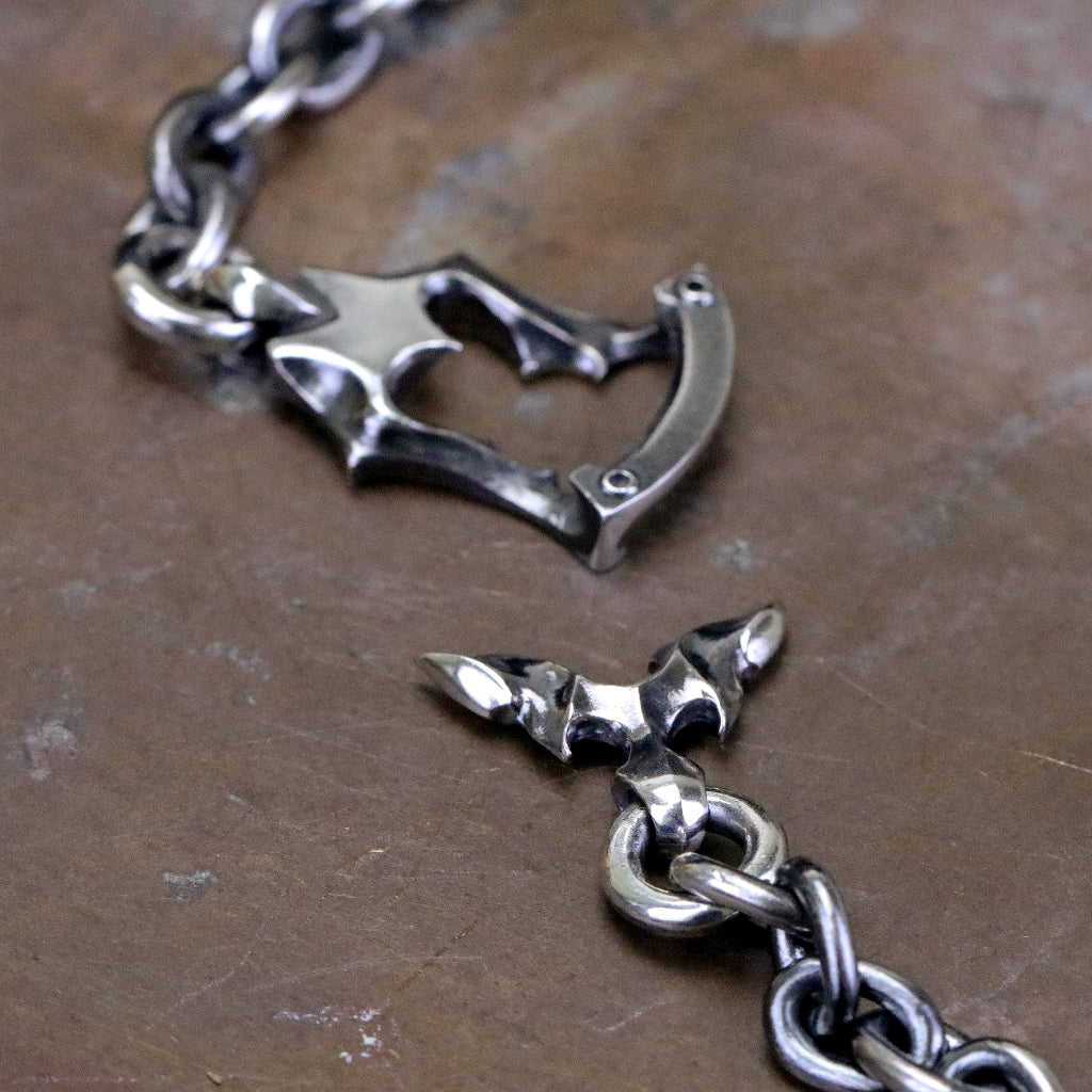 【Silver Monsters】日本前衛宗師 Glam Scale 機甲王 原創設計 重磅機甲劍 項鍊套裝