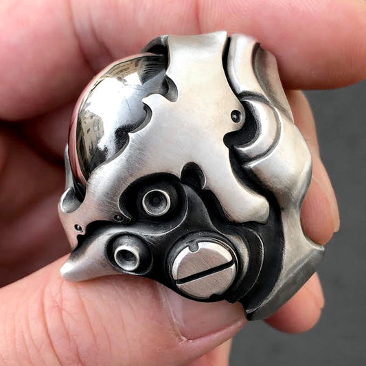 【Silver Monsters】前衛宗師 日本Glam Scale 機甲王"LR-008"失落系列 巨神兵機甲戒