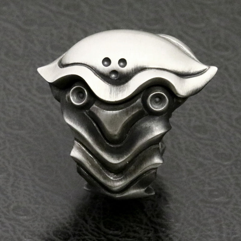 【Silver Monsters】前衛宗師 日本Glam Scale 機甲王"LR-006" 原創純銀 使徒機甲戒指