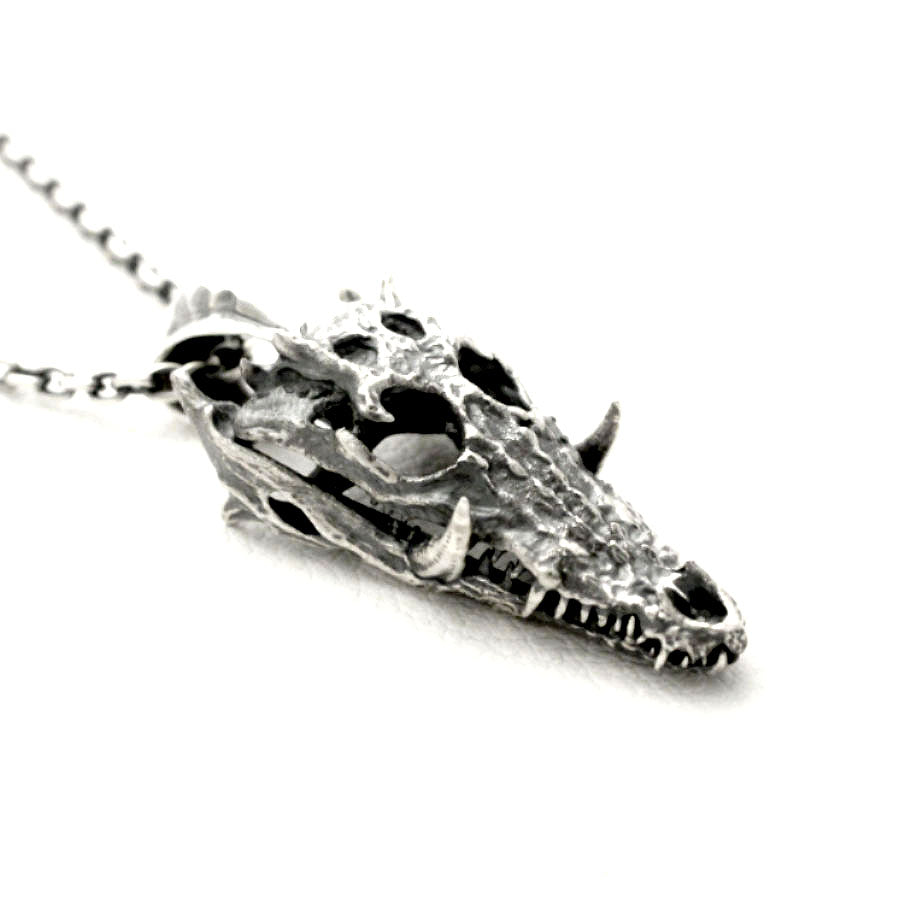 【Silver Monsters】幻獸異骸日本 Strange Freak Designs 原創生肖 鱷 可動 純銀吊墜
