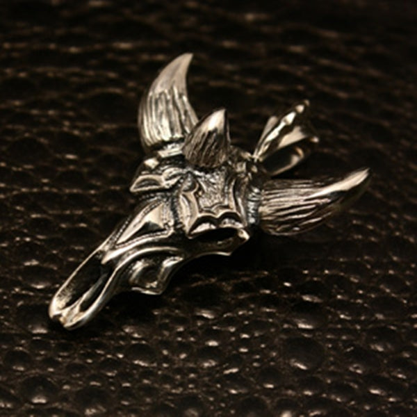【Silver Monsters】幻獸異骸 日本 Strange Freak Designs 原創 醜年-牛 純銀吊墜