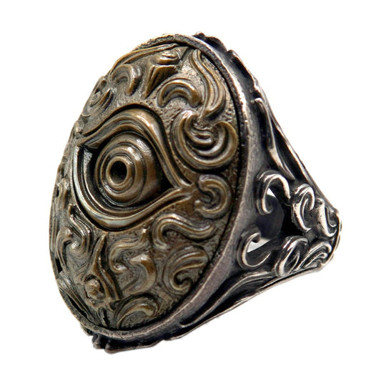 【Silver Monsters】日本新銳 Merciless God 原創設計 神秘之眼 精雕手作 純銀戒指