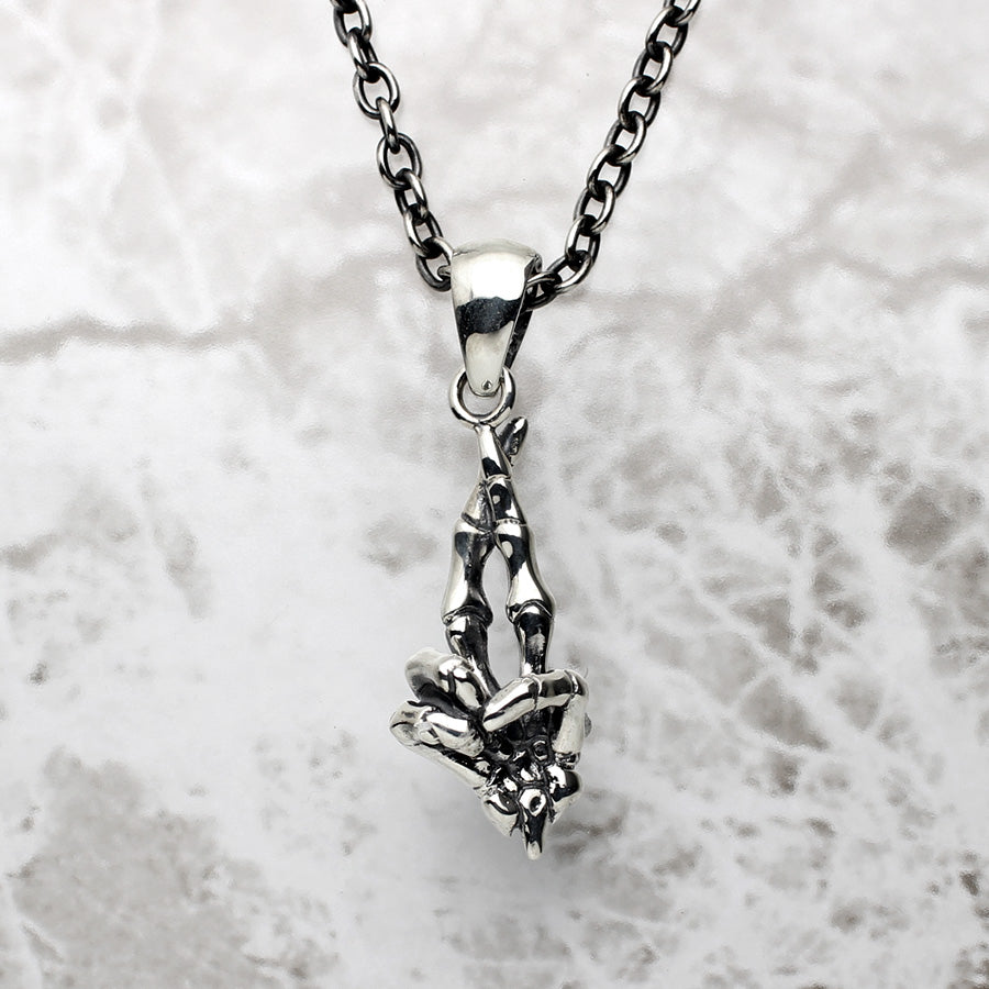 【Silver Monsters】幻獸異骸 日本 Strange Freak Designs 原創 祝好運手勢 純銀吊墜