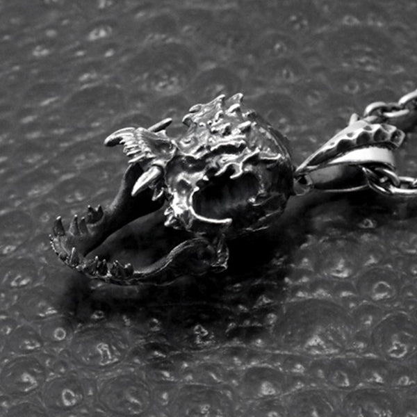 【Silver Monsters】幻獸異骸 日本 Strange Freak Designs 原創戌年-狗 可動純銀吊墜