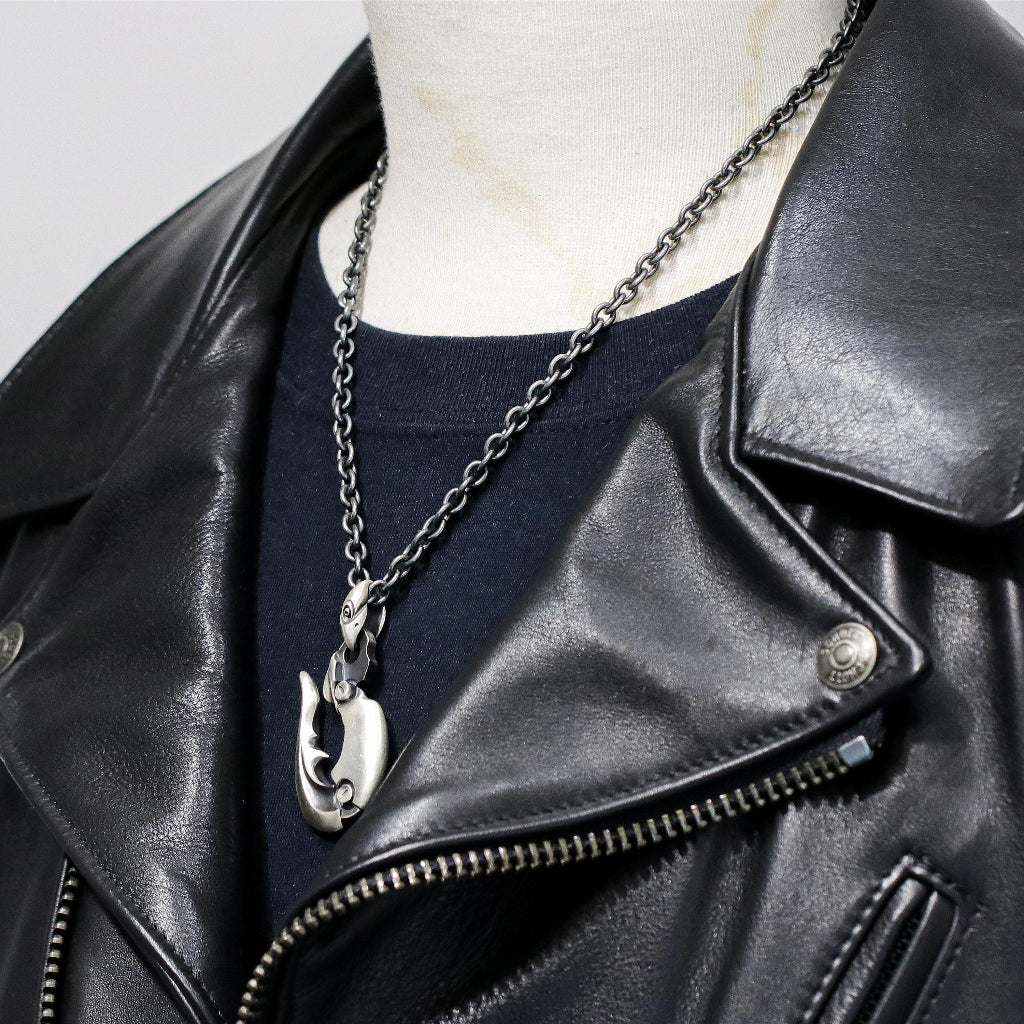 【Silver Monsters】前衛宗師日本Glam Scale 機甲王原創設計 重磅機甲巨蟹鉗純銀吊墜