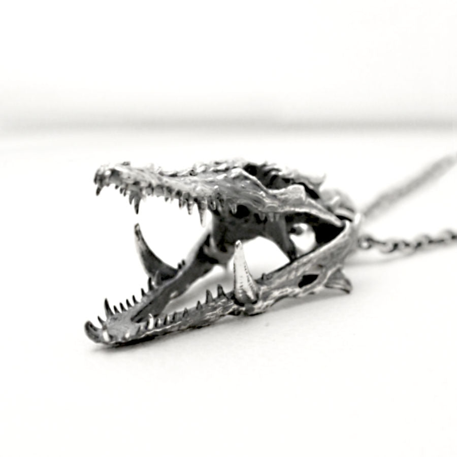 【Silver Monsters】幻獸異骸日本 Strange Freak Designs 原創生肖 鱷 可動 純銀吊墜
