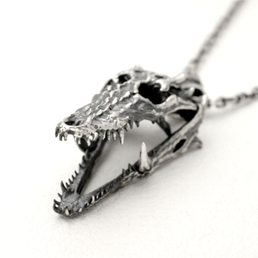 【Silver Monsters】幻獸異骸日本 Strange Freak Designs 原創生肖 鱷 可動 純銀吊墜