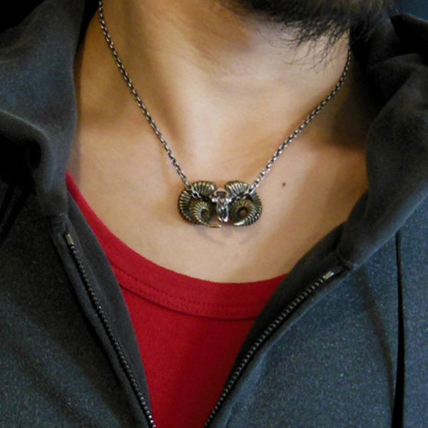 【Silver Monsters】幻獸異骸 日本 Strange Freak Designs 原創 未年-羊 銀銅吊墜