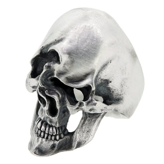 【Silver Monsters】日本雕畫雙絕 DUAL FLOW 原創手作 迷幻骷髏 純銀戒指