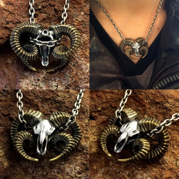 【Silver Monsters】幻獸異骸 日本 Strange Freak Designs 原創 未年-羊 銀銅吊墜