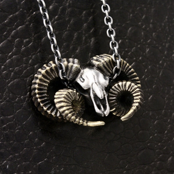 【Silver Monsters】幻獸異骸 日本 Strange Freak Designs 原創 未年-羊 銀銅吊墜