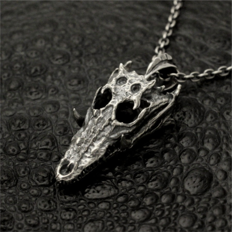 【Silver Monsters】幻獸異骸日本 Strange Freak Designs 原創生肖 鱷 可動 純銀吊墜