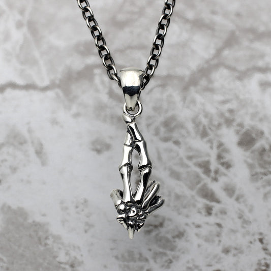 【Silver Monsters】幻獸異骸 日本 Strange Freak Designs 原創 祝好運手勢 純銀吊墜