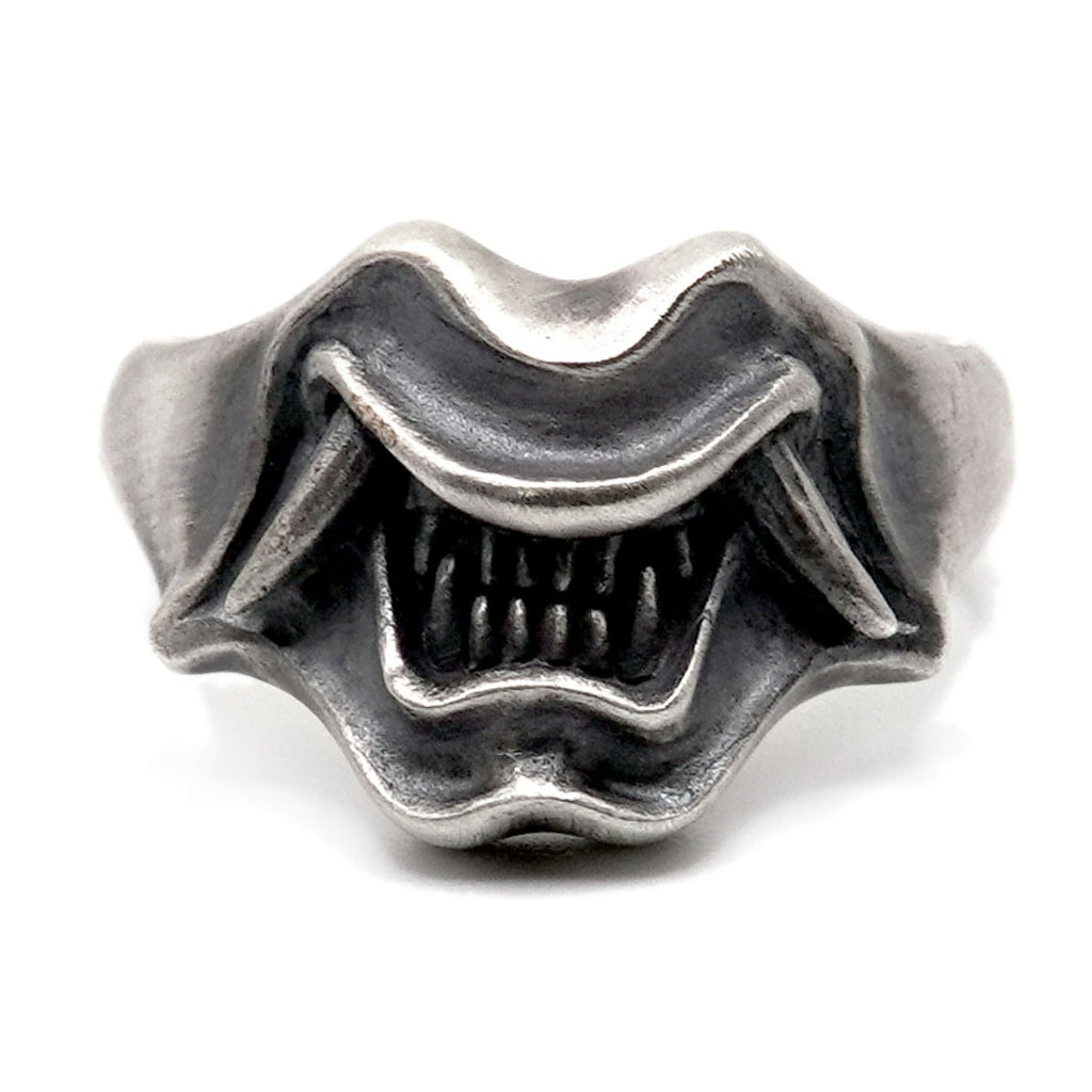 【Silver Monsters】日本雕畫雙絕 DUAL FLOW 原創手作 憤怒 純銀戒指