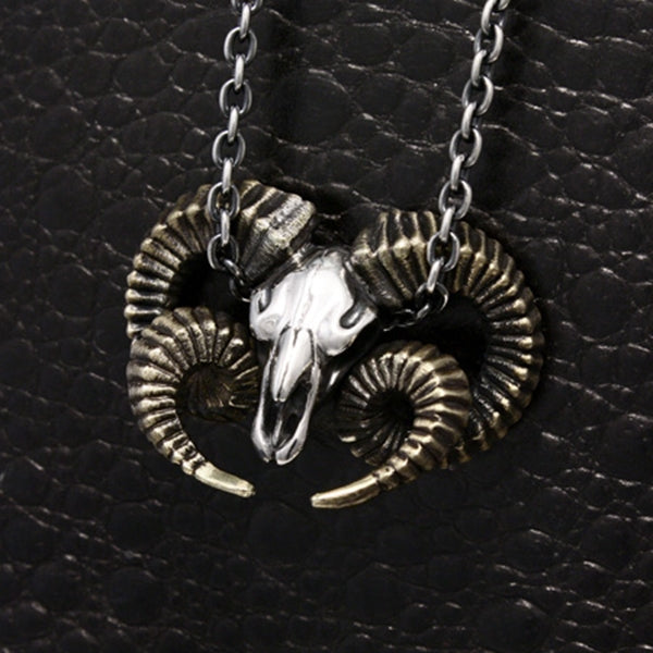 【Silver Monsters】幻獸異骸 日本 Strange Freak Designs 原創 未年-羊 銀銅吊墜