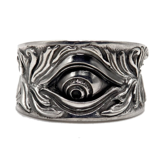 【Silver Monsters】日本新銳 Merciless God 原創設計 絕情之眼 精雕手作 純銀戒指