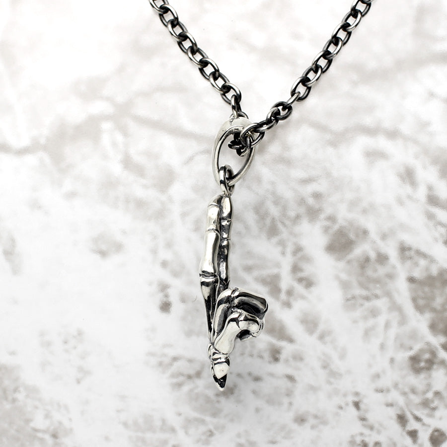 【Silver Monsters】幻獸異骸 日本 Strange Freak Designs 原創 祝好運手勢 純銀吊墜