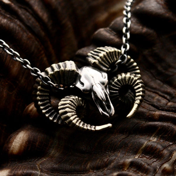 【Silver Monsters】幻獸異骸 日本 Strange Freak Designs 原創 未年-羊 銀銅吊墜