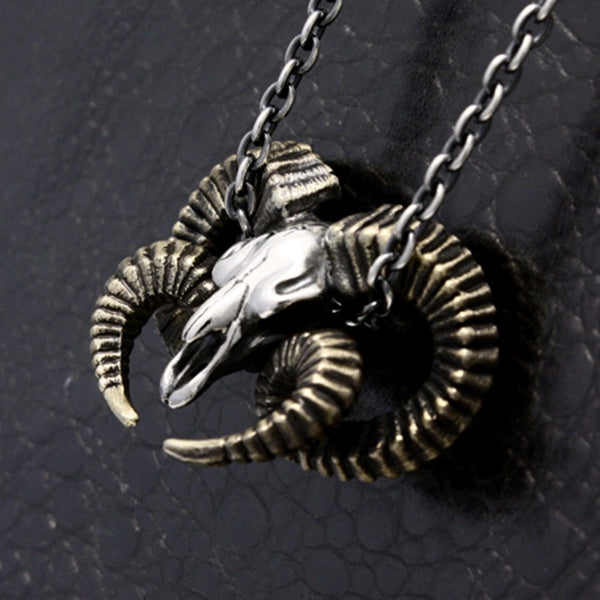 【Silver Monsters】幻獸異骸 日本 Strange Freak Designs 原創 未年-羊 銀銅吊墜
