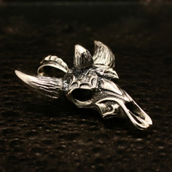 【Silver Monsters】幻獸異骸 日本 Strange Freak Designs 原創 醜年-牛 純銀吊墜