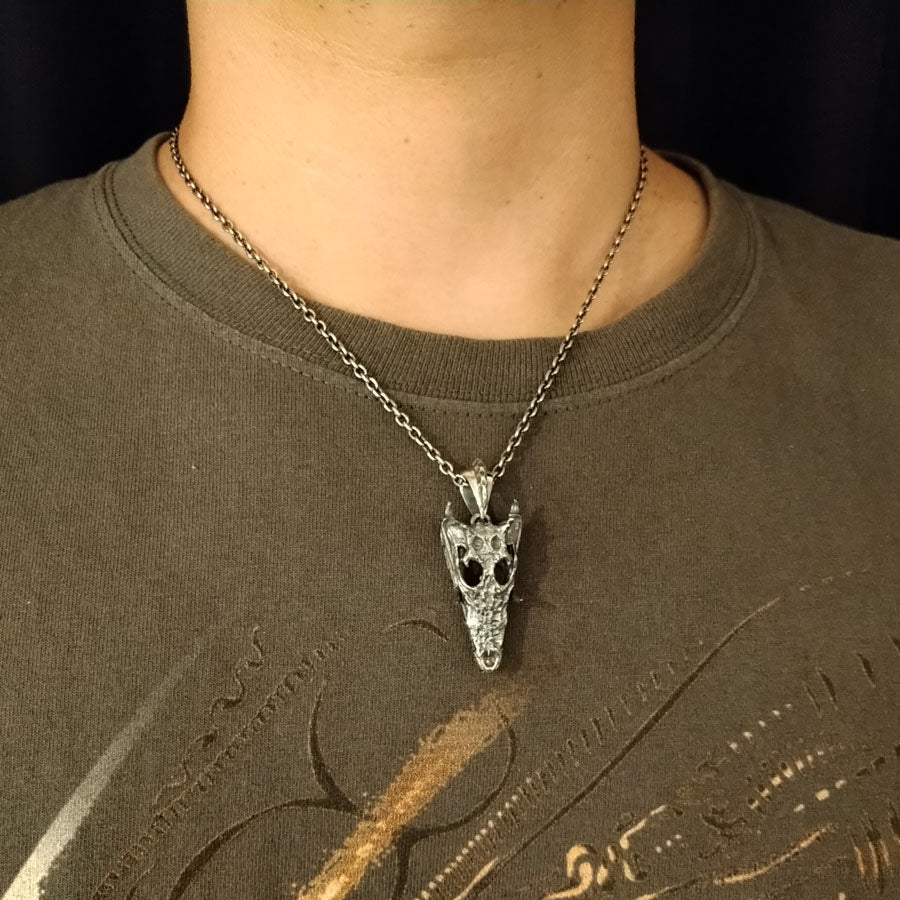 【Silver Monsters】幻獸異骸日本 Strange Freak Designs 原創生肖 鱷 可動 純銀吊墜