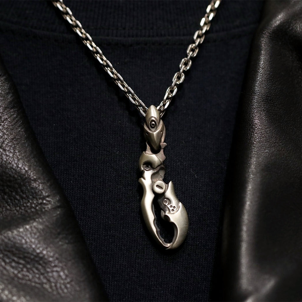 【Silver Monsters】前衛宗師日本 Glam Scale 機甲王原創設計 全新手作 機甲蟹夾吊墜