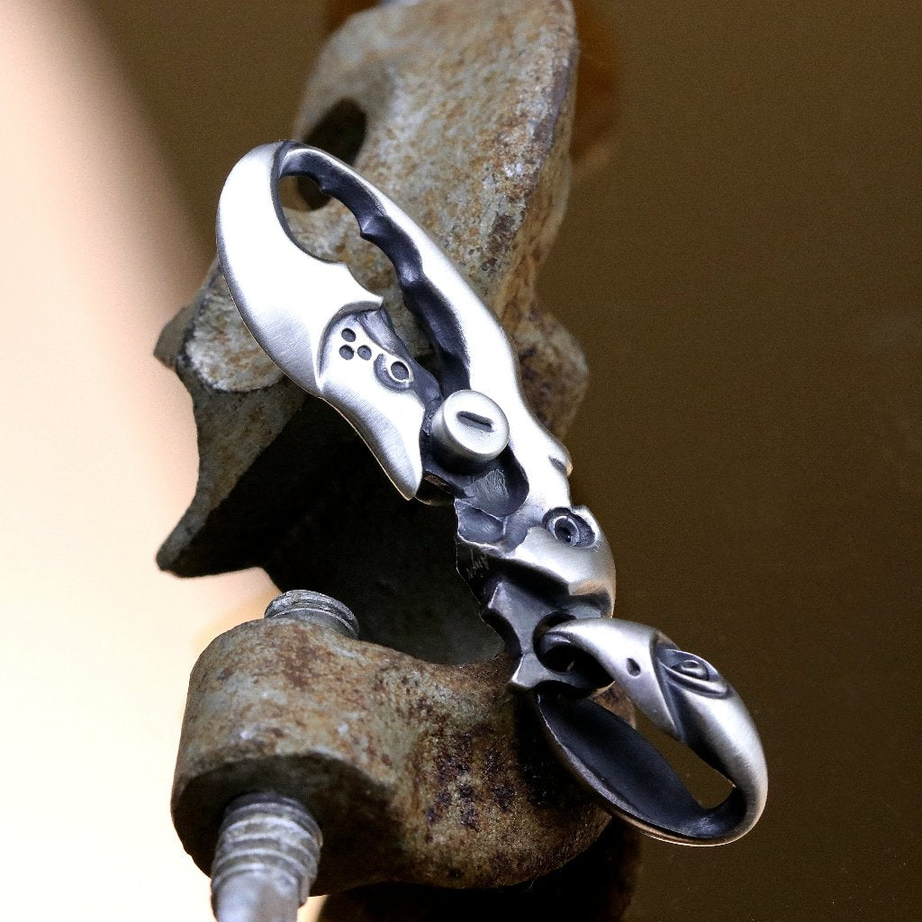 【Silver Monsters】前衛宗師日本 Glam Scale 機甲王原創設計 全新手作 機甲蟹夾吊墜