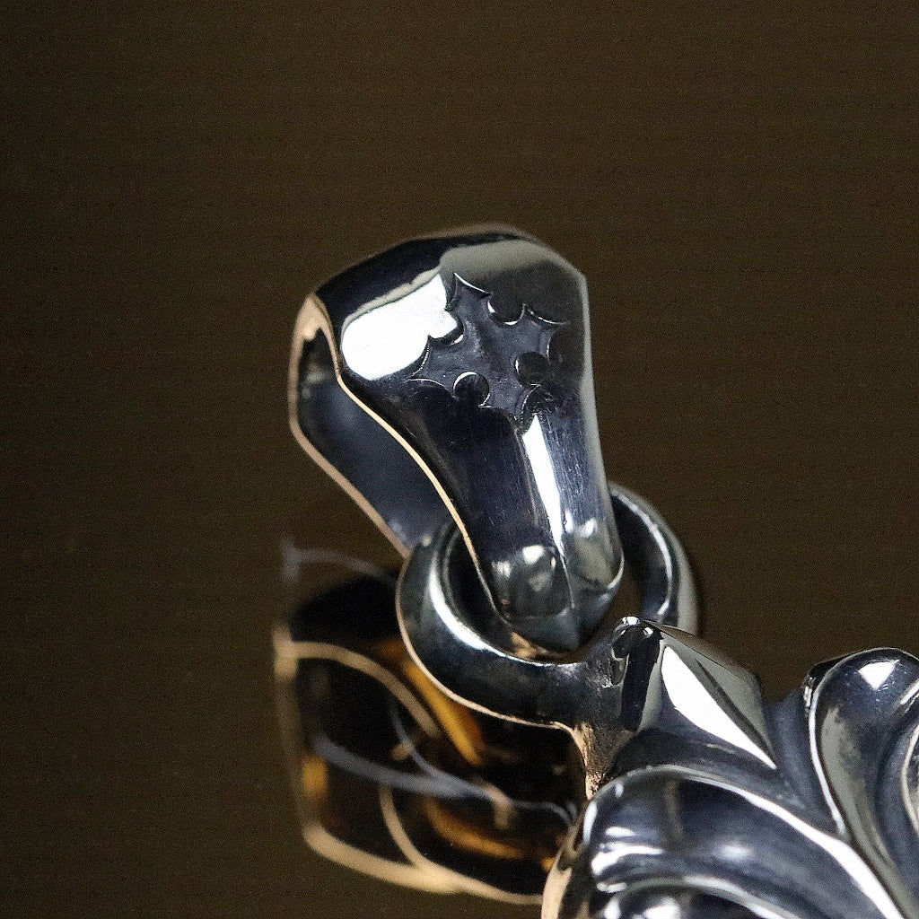 【Silver Monsters】日本一級神牌 Loud Style Design 經典鳶尾重磅十字架 純銀吊墜